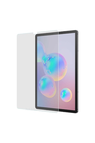 Nettech Samsung Galaxy Tab S6 Lite P610 10.4 İnc Uyumlu Ön Koruma Cam Ekran Koruyucu