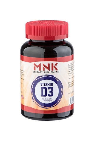 Mnk Vitamin D3 120 Softgel Hap Kutusu