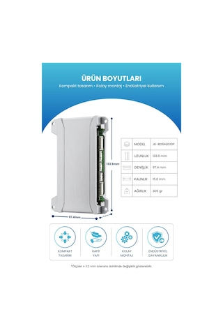 Jk Smart Bms Akıllı Batarya Yönetim Sistemi 4 8s 200a 0.6a Aktif Balans Jk-bd6a8s10p