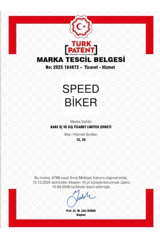 Speed Biker Kısa Parmak Yazlık Motosiklet Eldiveni Siyah Ce En 13594  Sertifikalı