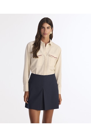 Yargıcı A Form Normal Bel Etek 25kket4025x 004 Lacivert