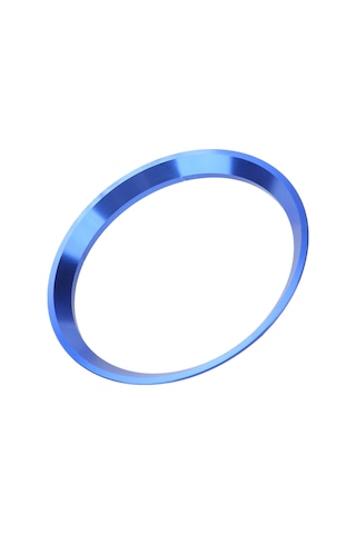 Lemestar Mercedes C E Cla Gla Glc Gle Sınıfı 2015+ İçin Aluminyum Alüminyum Direksiyon Merkezi Dekoratif Çerçeve - Mükemmel Uyum, Dayanıklı, Modası Takip Eden Mavi Renk Diğer