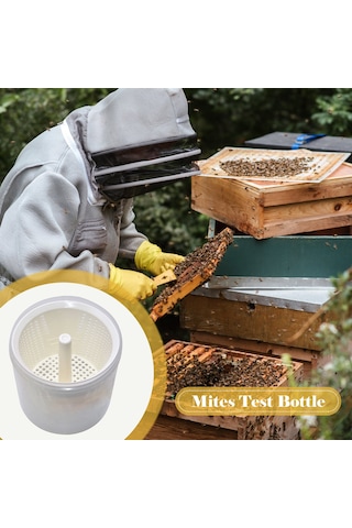 Hangfox Arı Yönetimi Aleti - Akıllı Akarin Test Ve Sprey Botu, Plasti K Konstrüksiyon, Sızdırmaz Kapak, Arıcılık Gereci Qr-032