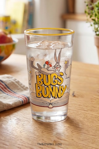 Tom And Jerry Ve Bugs Bunny 2'li Meşrubat Bardağı Seti 570 Cc Renkli