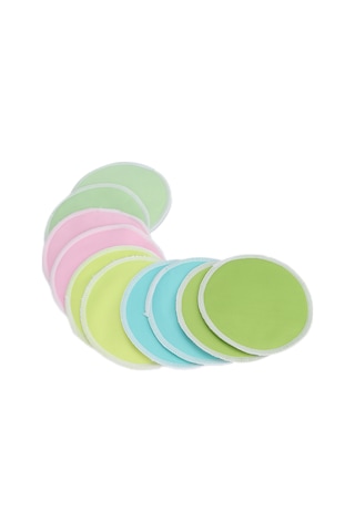 Hangfox Yıkama ve Yeniden Kullanılabilir Yüksek Su Emici, 12 CM Çaplı 10 Adet Paket Emziren Anneler İçin Süt Taşması Önleyici Meme Padleri