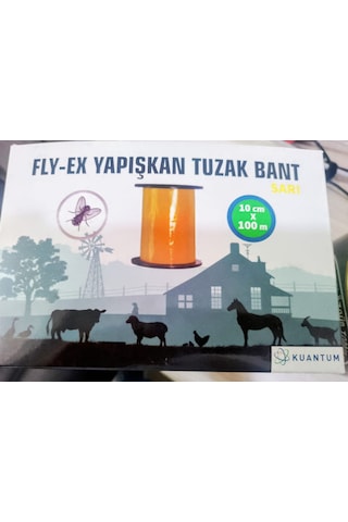 Fly-ex Yapışkan Tuzak Bant 10 CM x 100 M