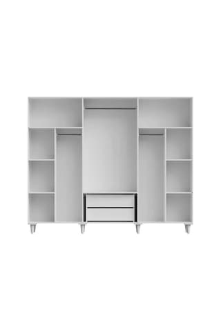 Zeon 6 Kapılı Mdf Gardırop Çok Renkli