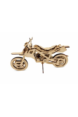 3d Ahşap Motosiklet Maket