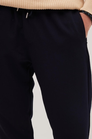 Tudors Erkek Regular Fit Beli Lastikli Bağcıklı Jogger Lacivert Pantolon Rahat Kesim Yan Cepli-36902 Lacivert