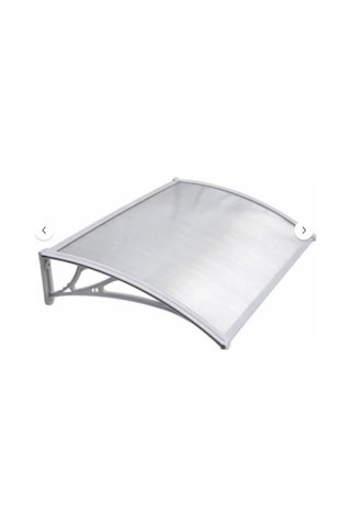 Kapı Üstü Pratik Sundurma 120 X 60 Cm Gri Gri