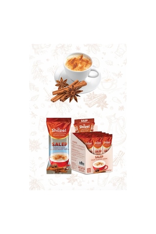 Shazel Salep 17 Gr X 12 Adet + Shazel Sıcak Çikolata 18 Gr X 12 Adet Diğer