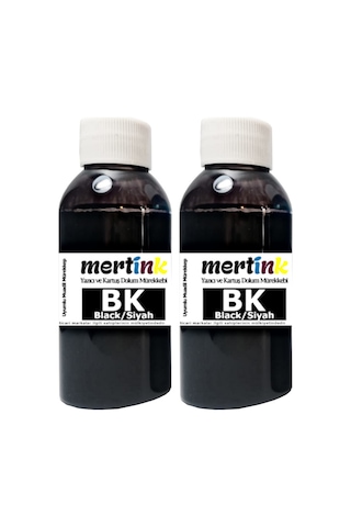 Mertınk Canon Tr4755i Pg575 Cl576 Kartuş Dolum Seti 2x100ml Siyah Mürekkep