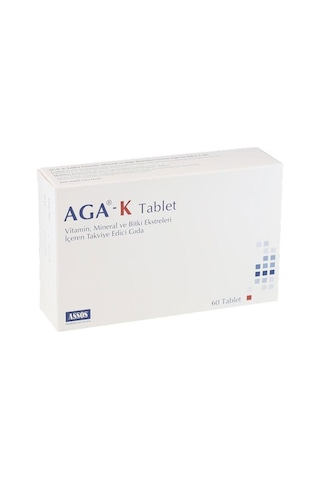 Aga-K Takviye Edici Gıda 60   Tablet