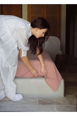 The Mia Cotta Terra Çift Kişilik Çarşaf 260x240 Cm