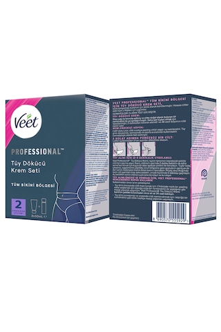 Veet Professional Bikini Bölgesi Tüy Dökücü Krem Seti 4 x 50 ML