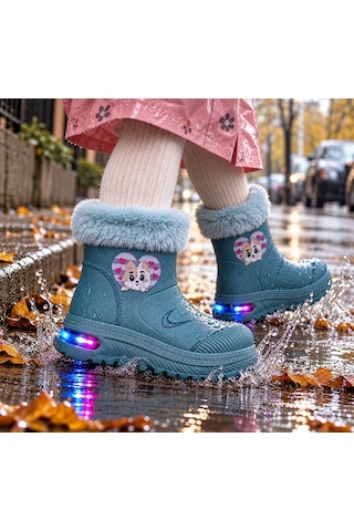 Look Life Su Geçirmez Çocuk Yağmur Botu 525 Yeşil