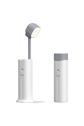 Springsun Beyaz 800mah Çok Fonksiyonlu Öğrenci Lambası - Göz Koruyucu, Powerbank, Gece Lambası, Okuma Yazma İçin Masaüstü Taşınabilir Işık Diğer