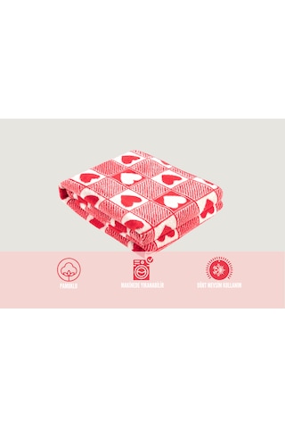 Vicuna Home Valentines Tek Kişilik Battaniye 160x200 Cm