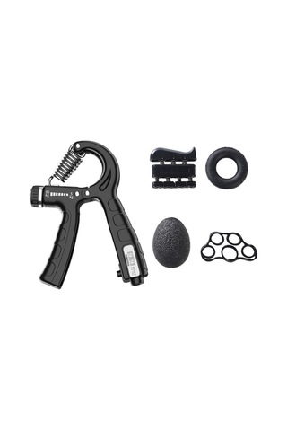 Suntek Ayarlanabilir Bilek Gücü Spor Salonu Egzersiz El Kavrama Siyah