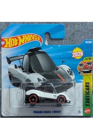 2026 Yeni Ürün Hot Wheels Pagani Zonda Cinque Beyaz 2026 Yeni Ürün Hot Wheels Pagani Zonda Cinque Beyaz