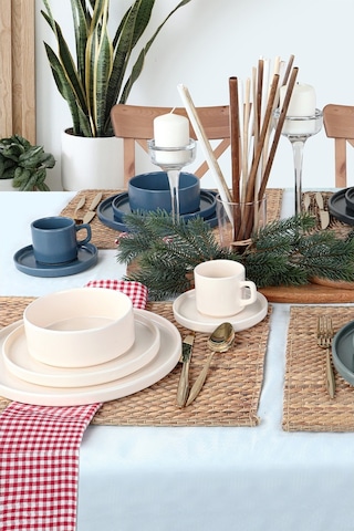 Keramika River Stackable Yemek/Kahvaltı Takımı 20 Parça 4 Kişilik