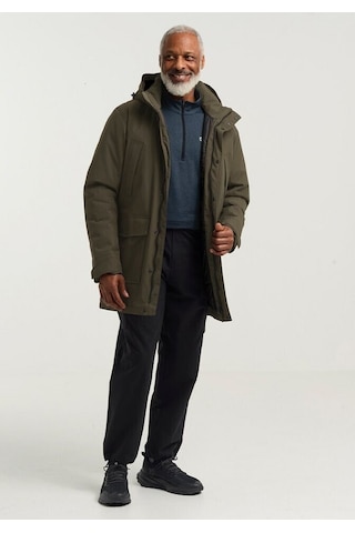 Jack Wolfskin Jack Wolfskın Canyon Shıeld Parka M Erkek Obsidian Moss Outdoor Ceketi A65119-e0205 Koyu Haki