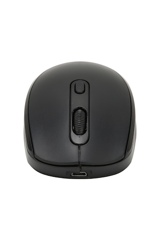 Tenfowee M107 Sessiz İş Mouseu - 2.4g Kablosuz, 3 Ayar Dpı, 500mah Şarj Edilebilir Pil, Ergonomik Tasarım, Siyah Masaüstü/dizüstü Bilgisayar Uyumlu