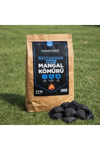 Gartner Baltakıran Briket Mangal Kömürü - 2.5 Kg