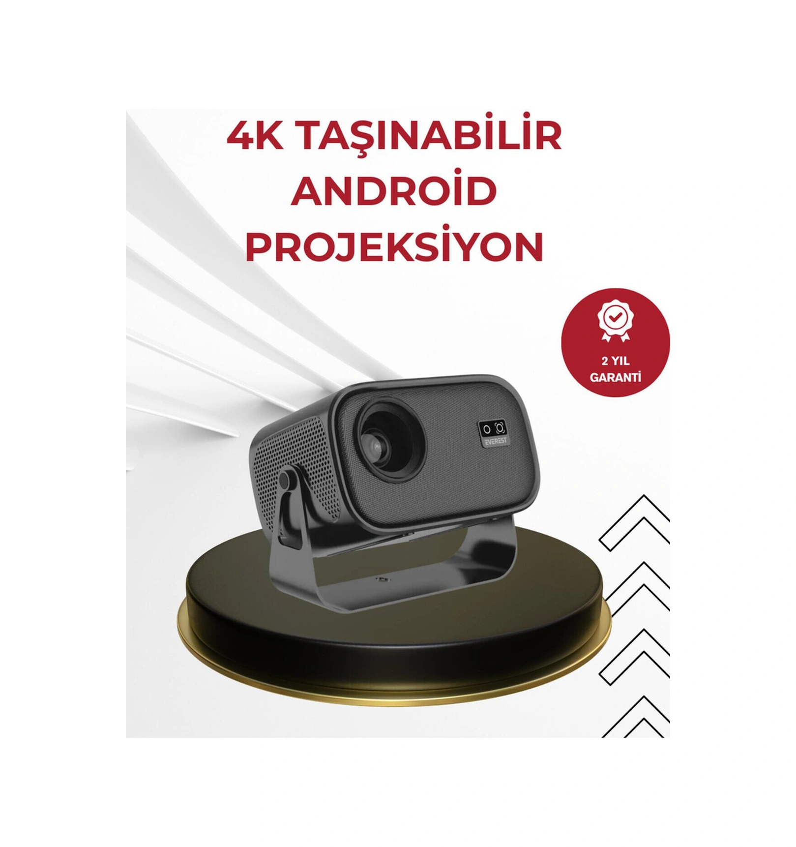 Projector Ev Tipi 64 Gb 2 Gb Rem Hafıza Hd Görüntü Kumandalı-113379