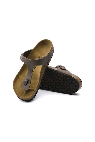 Birkenstock 043751 Gizeh Mantar Kadın Terlik Kahverengi-Kahverengi