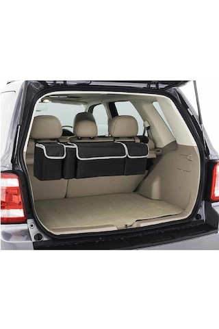 Ankaflex Araç İçi Oto Bagaj Düzenleyici Organizer Çanta 4 Cepli