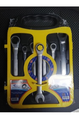 Ars Cırcır Anahtar Seti Kombine Ve Açıkağız 7 Parça