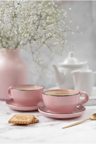 Milla Sweethome Çay Fincanları Seti, Çay Takımı 200ml 396679047 Pembe