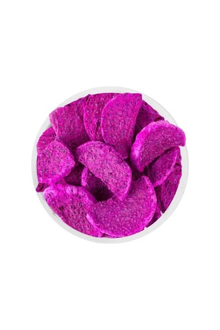 Dokuru Original Mor Ejder Meyvesi Atıştırmalık Meyve Cipsi 30 Gr 10 G