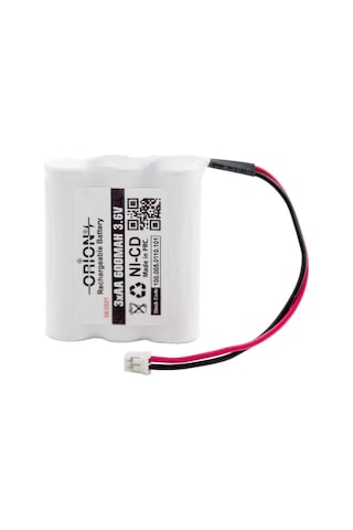 Orion 600 mAh 3.6 V AA Ni-Cd Kablolu Şarj Edilebilir Pil