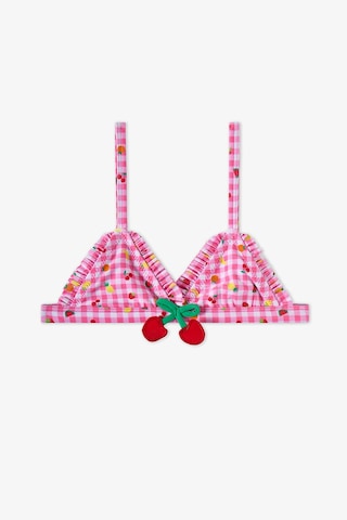Penti Pembe Kız Çocuk Picnic Üçgen Bikini Takımı