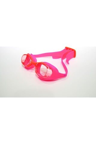 Çocuk Yüzücü Gözlüğü - S Boy - Pembe Nabaiji Meridyendukkan Beyaz