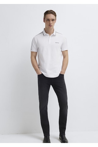 Mavi - Mavi Black Beyaz Polo Tişört 0611838-620
