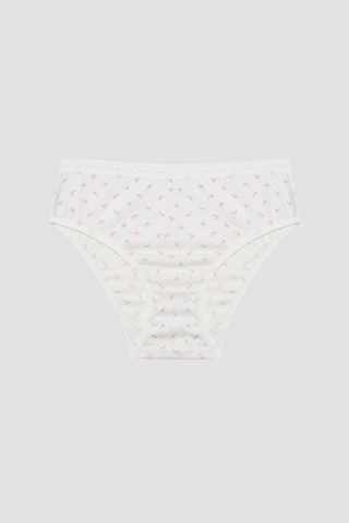 Penti Kız Çocuk Çiçekli 3lü Slip Külot Çok Renkli