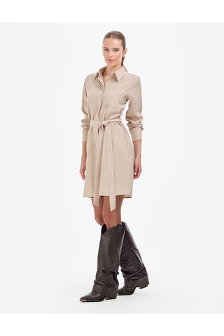 Pierre Cardin Kadın Vizon Elbise Dokuma 50318196-vr052 Vizon