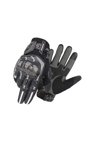 Scoyco Mc109 Karbon Fiber Korumalı Yazlık Eldiven Siyah-gri
