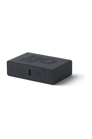 Lexon Flip Mini Şarj Edilebilir Alarm Saat Koyu Gri