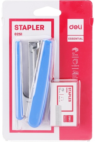 Deli E0251 Zımba Makinesi No:10+zımba Teli 10 Sayfa