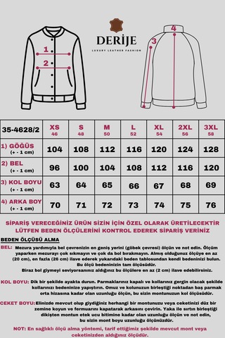 Derije Silva Hakiki Deri Erkek Tafta Bordo Şişme Blazer Ceket