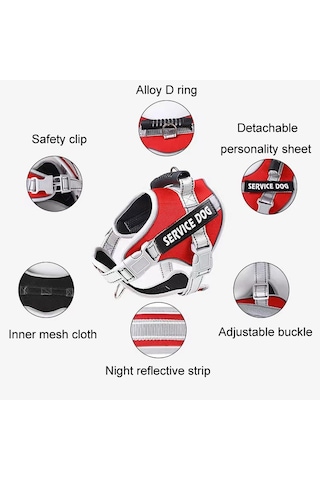 Büyük Köpek Patlama Korumalı Yumruk Göğüs Koşum Köpek Seyahat Tasma, Stil: Tek Siyah Xxl