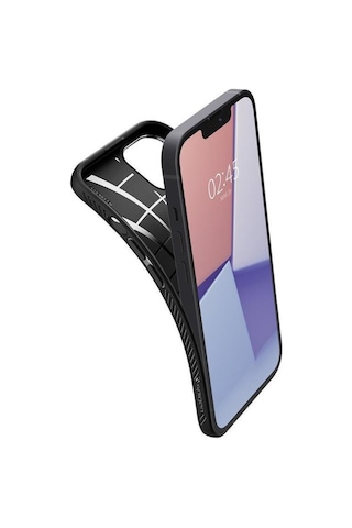 Spigen Apple Uyumlu iPhone 13 İle Kılıf Liquid Air Matte Black Siyah