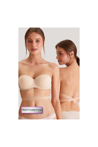 Pierre Cardin Pisa Push-up Straplez Sütyen 6027 Ten