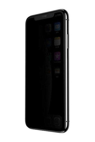 Iphone 11 Iuyumlu Phone Xr Privacy Hayalet Cam Ekran Koruyucu Siyah