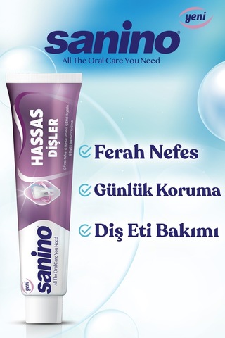 Sanino Hassas Dişler Diş Macunu 6 x 75 ML