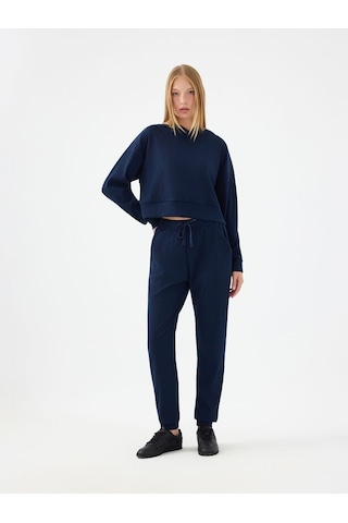 Jogger Fit Kadın Eşofman Altı Lacivert